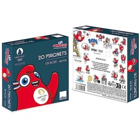 Vilac- Edition spéciale pour Les Jeux Olympiques 2024-Magnets-Partenaire Officiel Enfant à partir de 5 Ans-Jouet Unique, 2419