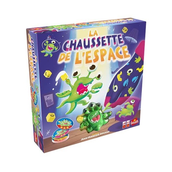 Goliath - La Chaussette de lEspace - Jeu de Rapidité et de Réflexe - Jeu de Société - A Jouer en Famille ou entre Amis - De 