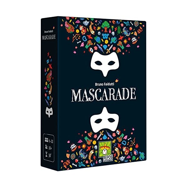 Repos Production | Mascarade - Nouvelle version | Jeu de société | À partir de 10 ans | 4 à 12 joueurs | 30 minutes