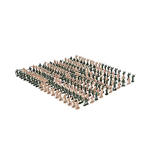 Uposao 90Pcs Soldat Militaire Modèle Jouet Ensemble, Militaire en Plastique Jouet Soldats Hommes Chiffres Jouet Militaire Fig