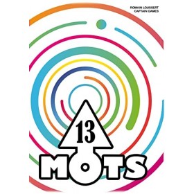 Asmodee Captain Games | 13 Mots | Jeu de société | Jeu de Cartes | A partir de 8 Ans | 2 à 8 Joueurs | 20 Min