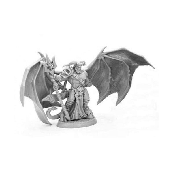 1 x King of Hell - Reaper Bones Figurine pour Jeux de Roles Plateau - 77644