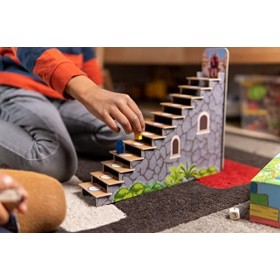 HIT STAIRS ® Game - Nouveau Jeu de société Familial pour Petits et Grands - Amusement, Challenge, Mémoire, Stratégie, Chance 