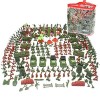 Uposao 90Pcs Soldat Militaire Modèle Jouet Ensemble, Militaire en Plastique Jouet Soldats Hommes Chiffres Jouet Militaire Fig