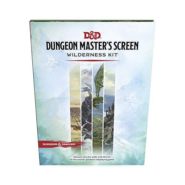Dungeons & Dragons Wilderness Kit écran de maître du donjon + accessoires – Version Anglaise