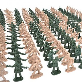 AYNEFY 360 Pcs Mini Soldats de LArmée, Figurines daction de Soldat en Plastique Soldats Divers Pose Jouets Jouet Miniature 