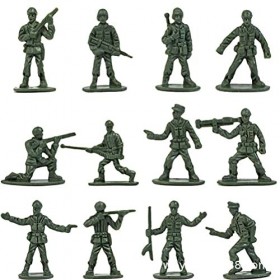 AYNEFY 360 Pcs Mini Soldats de LArmée, Figurines daction de Soldat en Plastique Soldats Divers Pose Jouets Jouet Miniature 