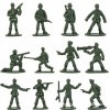 AYNEFY 360 Pcs Mini Soldats de LArmée, Figurines daction de Soldat en Plastique Soldats Divers Pose Jouets Jouet Miniature 