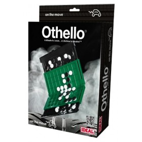 Ideal, Othello on The Move Travel Game: A Minute to Learn… a Lifetime to Master!, Family Strategy Game, for 2 Players, Ages 7