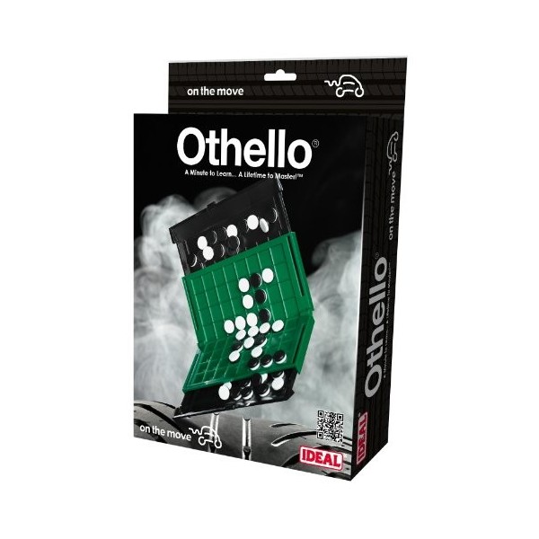 Ideal, Othello on The Move Travel Game: A Minute to Learn… a Lifetime to Master!, Family Strategy Game, for 2 Players, Ages 7