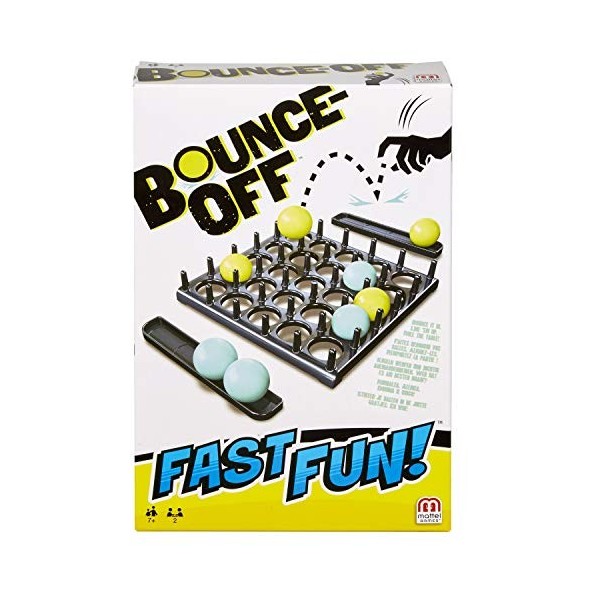 Bounce Off Fast Fun Version 2 Joueurs, Édition Voyage, Jeu Dadresse et de Stratégie, Fmw27