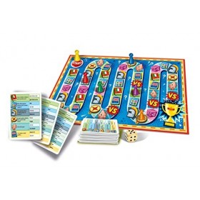 Clementoni - Sapientino Plus-School Game-Jeu éducatif 6 Ans, Quiz, Mathématiques, Géographie, Anglais et Science Version en 