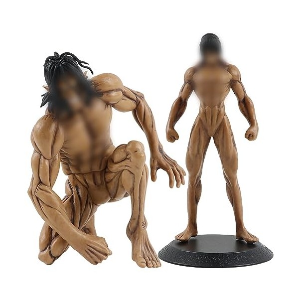 Attack on Titan Eren Jaeger Anime Modèle Figurines Statue, Géant Anime Modèle Daction Jouets Cadeaux Personnages Jeu Modèle 