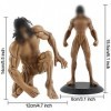 Attack on Titan Eren Jaeger Anime Modèle Figurines Statue, Géant Anime Modèle Daction Jouets Cadeaux Personnages Jeu Modèle 