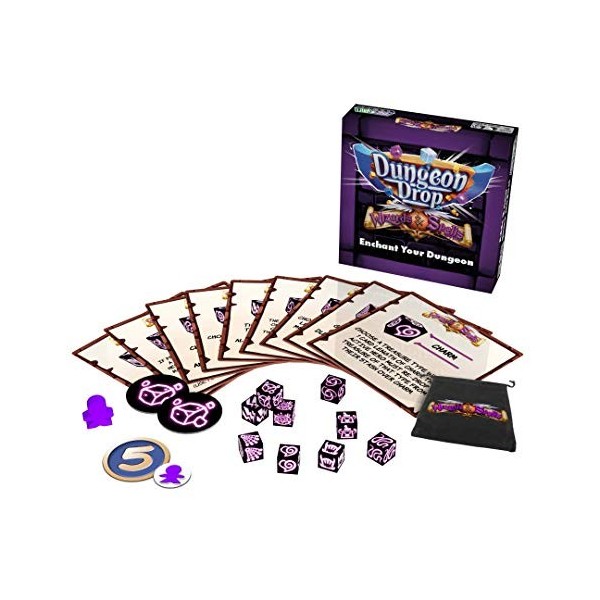 Phase Shift Games Donjon Drop : Wizards & Spells, multicolore
