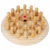 Toys of Wood Oxford Jeux de mémoire en Bois pour Enfants et Adultes - Jeux de société familiaux pour Enfants et Adultes - Jeu