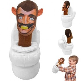 DBZMODISCH Peluche de Toilette, Toiletten Figurine, Poupée de Peluches de Toilettes, Toilet Plush Toys, Toilette Peluche Figu