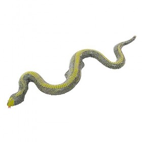 Lot de 3 figurines de serpent réalistes - Faux boa - Modèle python réaliste - Accessoire de blague effrayant pour garder les 