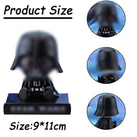 DGTSYAL Figures 9cm Stormtrooper Mini Figure White Soldier Model Action Figures Black Series Clone Trooper Shake-Head Car Tab