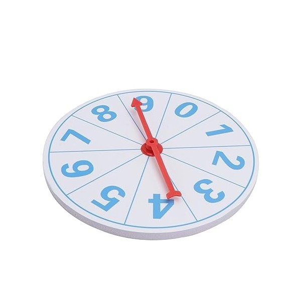 ibasenice 1 Jeu De Mini Prix De Plateau Tournant De Loterie - Accessoires DOutils Rotatifs Roue De Prix De Casino Effaçable 