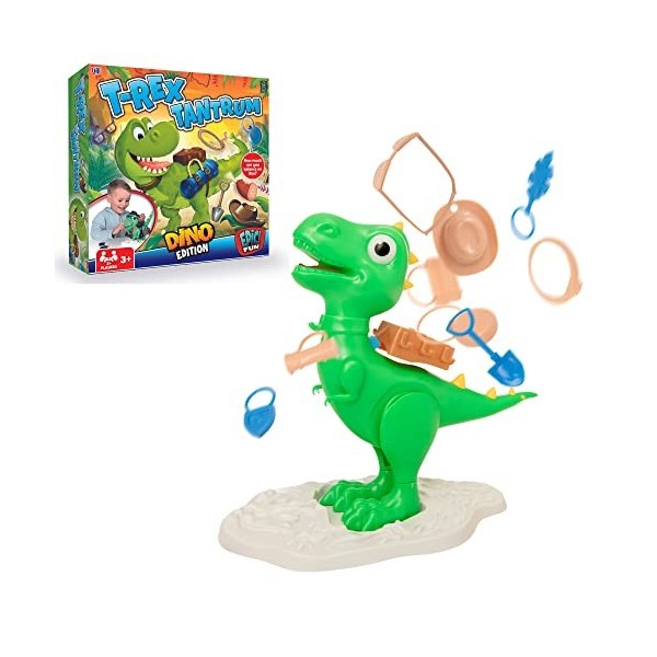 Wowow Toys & Games T-Rex Tantrum Jeu de société Amusant pour Toute la Famille Parfait pour Les fêtes danniversaire, Les fête