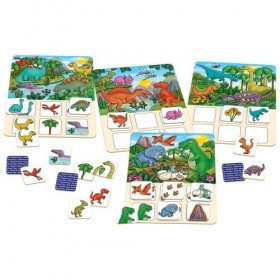 Orchard Toys La Tombola dei Dinosaures - Jeu éducatif dappariement et de mémoire pour les enfants de 3 à 7 ans Édition Ital