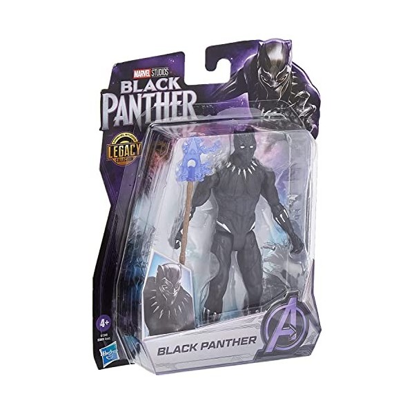 Marvel Hasbro, Black Panther, Studios Legacy Collection Action Figure de Black Panther en échelle de 15 cm pour Enfants à par