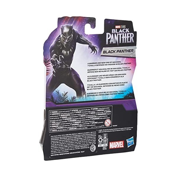 Marvel Hasbro, Black Panther, Studios Legacy Collection Action Figure de Black Panther en échelle de 15 cm pour Enfants à par