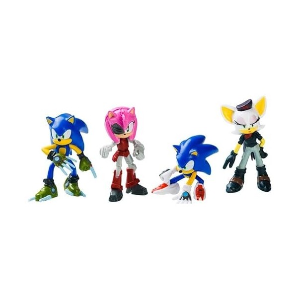 Sonic - Sonic Jouets - Figurines à jouer Sonic Boom - Ensemble de