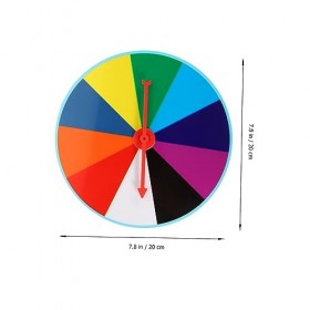 jojofuny Plateau Tournant Bricolage Fortune Roue des Prix Roue De Jeu Fortune Rotation Roue des Prix Bricolage Jeu Roue des P