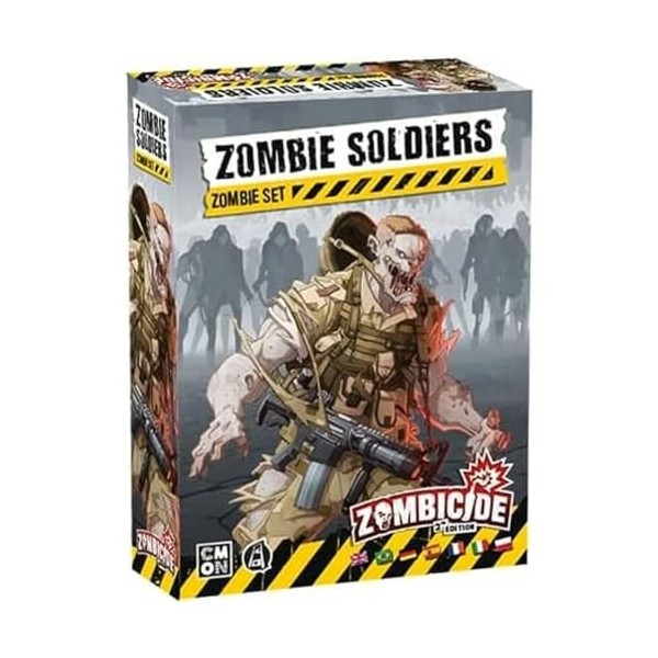 Asmodee Zombicide - Deuxième édition - Zombie Soldiers Zombie Set Expansion 