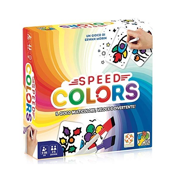 DV – Jeux – Speed Colors Le giodo de Cartes Multicolore en Italien, dvg9345