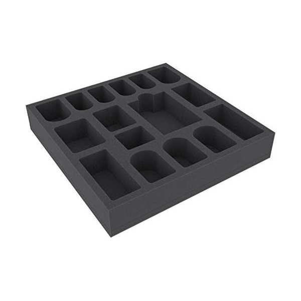 Feldherr CBMEDX045BO Plateau en Mousse Compatible avec Le Krosmaster : Arena - Boîte de Jeu de Plateau Frigost