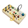 EHJRE Plateau de Jeu En Bois, Jouet de Voyage pour Pratiquer La Motricité Fine Sensorielle, Jouets Montessori pour Les Activi