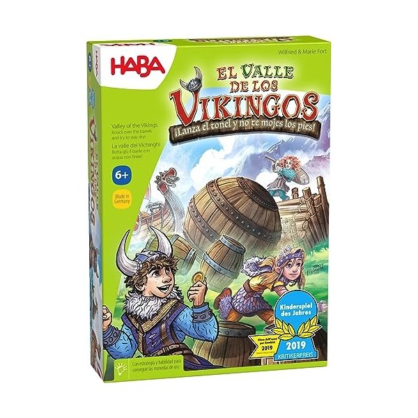 HABA H304700 La Vallée des Vikings Set de Table Multicolore