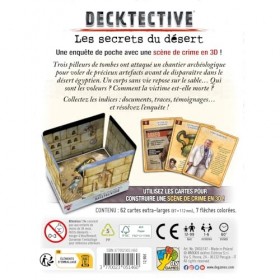 Decktective - Les Secrets du désert - Jeu denquête - Super Meeple