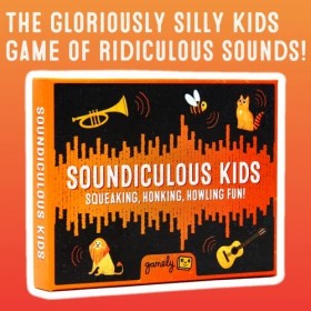 Soundiculous Kids : le jeu de poche de sons hilarants qui fait rire les adultes aussi! Jeu créatif, amusant et imaginatif pou