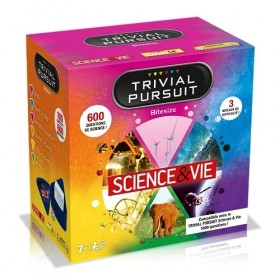 Winning Moves - Trivial Pursuit Science ET Vie - Jeu de société - Format Voyage - Version française