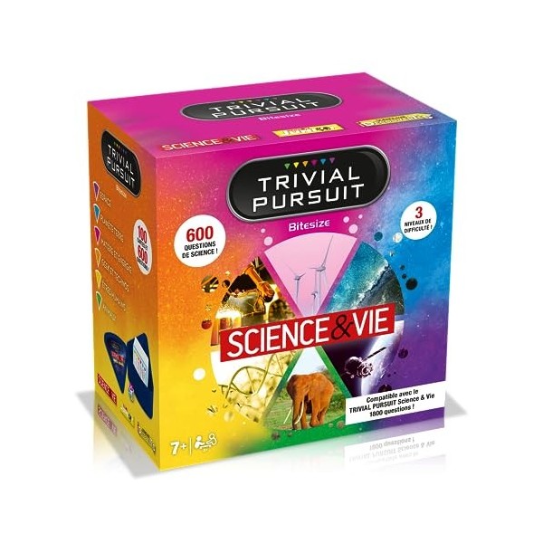 Winning Moves - Trivial Pursuit Science ET Vie - Jeu de société - Format Voyage - Version française