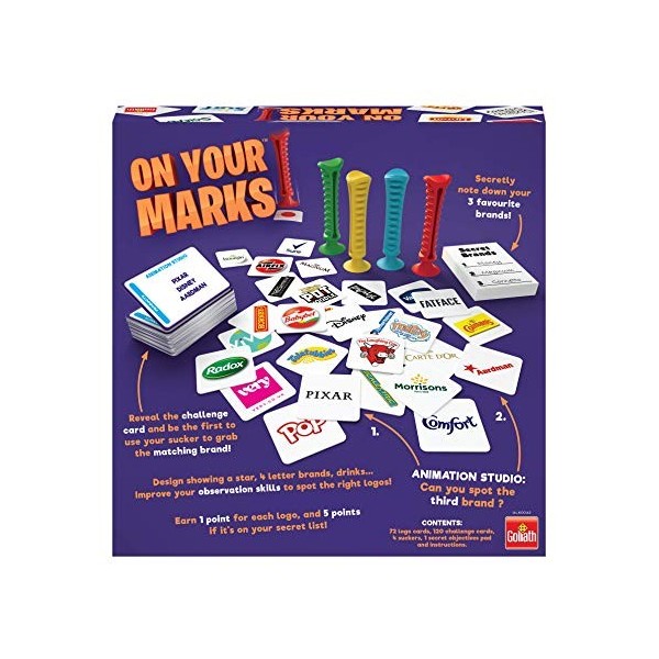 Goliath Games GL60042 on Your Marks, Multi