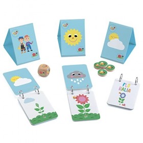 DJECO- Juego Floralia Jeux dhabileté, 38573, Multicolore