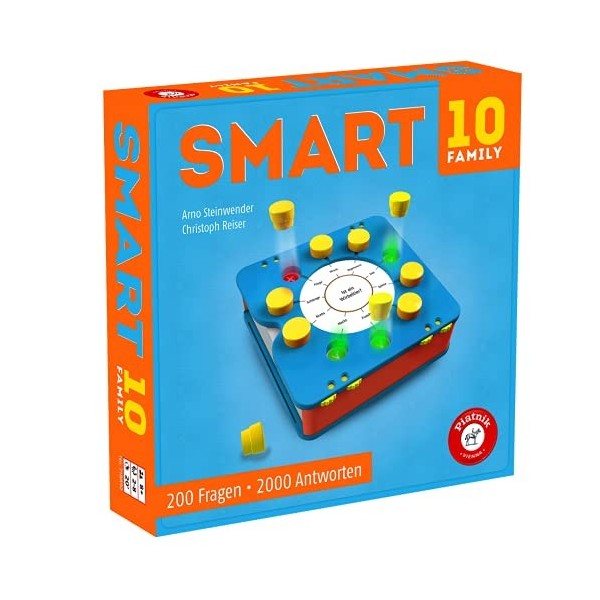 Piatnik 7193-Smart 100 Nouvelles questions-1000 Options de réponse | Jouable avec Le Jeu Original lédition Family, 7193, Sma