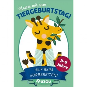 AUZOU- Idéal pour lanniversaire des Animaux-Aide à la préparation Jeu denfant-Logique et Observation, 405016