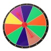 ibasenice Articles De Fête Plateau Tournant Roue Jeu Prop Roue De Prix Accessoires De Jeu De Société Prix Roue Fortune Rotati