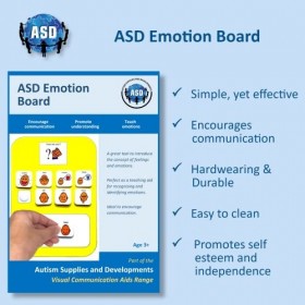 Autism Supplies And Developments PECS Emotion Board