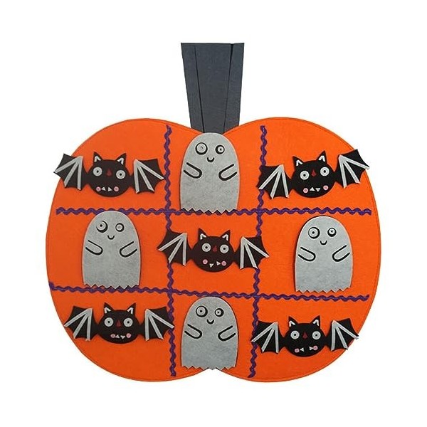 ifundom Halloween Tictactoe Jeu Citrouille Tictactoe Damier Jeu De Société Stratégie Jeu De Société Famille Jeux Tactile Puzz