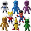 Gensly Stum-ble G-uys Lot de 8 Figurines Stum-ble G-uys Mini Figurine Décoration de gâteau Décoration de Bureau pour Les Fans