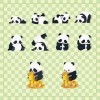 52TOYS Figurine Panda Rolls Alltagsleben Serie I, collection de figurines aléatoires, chibi figurine de 3 pouces pour décora