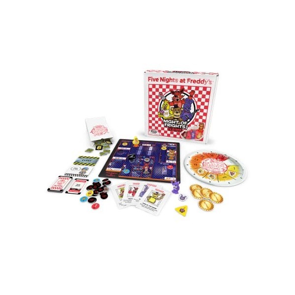 Funko - Five Nights at Freddys FNAF - Nights of Fright Board Game, 2-4 Players, Family Game