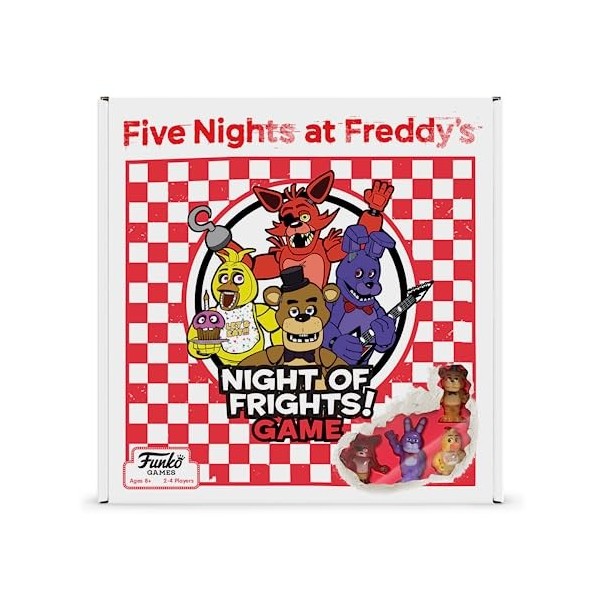 Funko - Five Nights at Freddys FNAF - Nights of Fright Board Game, 2-4 Players, Family Game